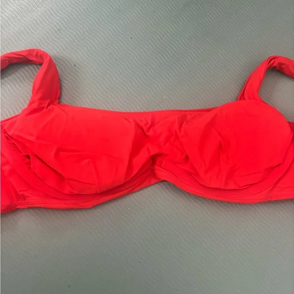 athleta Vibrant orange  Bikini Top size 32 D/DD - Picture 2 of 6